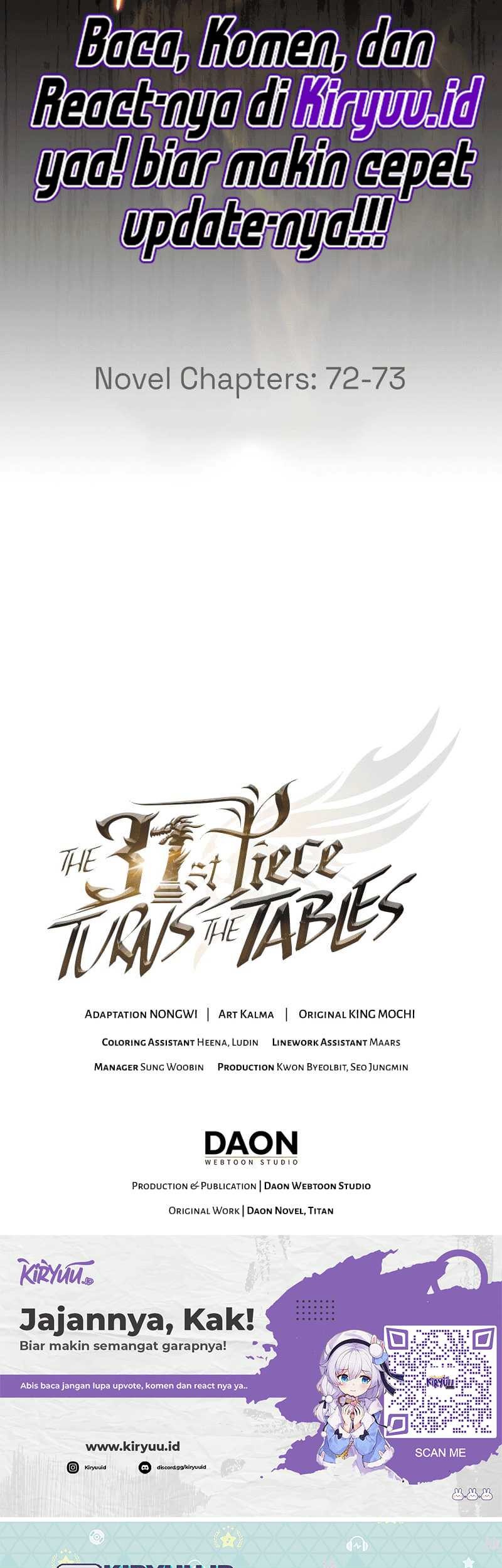 The 31st Piece Turns the Tables Chapter 53 Gambar 70