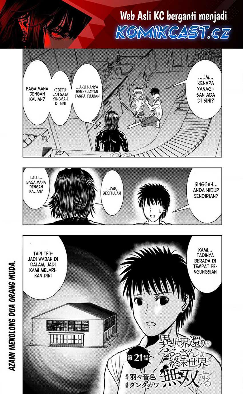 Manga Isekai Kaeri no Ossan wa Shuumatsu de Sekai de Musou Suru Chapter 21.1 gambar nomor 2