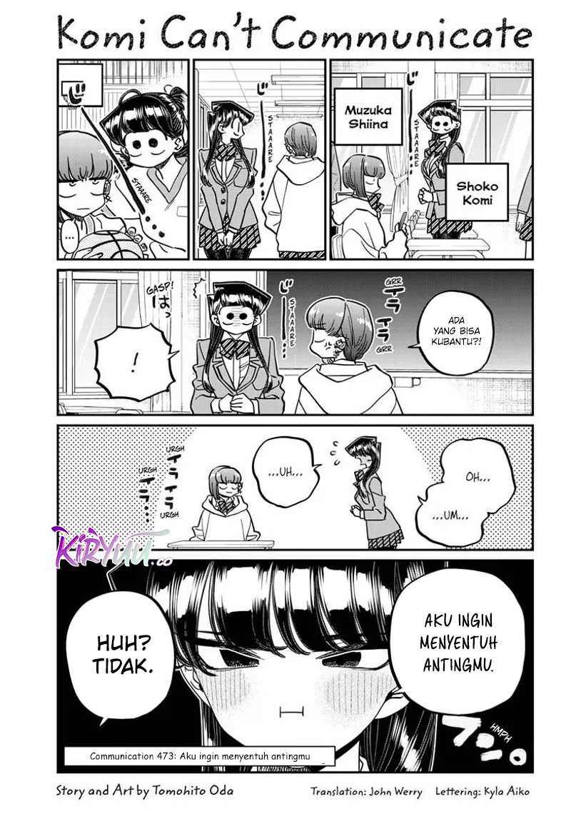 Manga Komi-san wa Komyushou Desu Chapter 473 gambar nomor 2