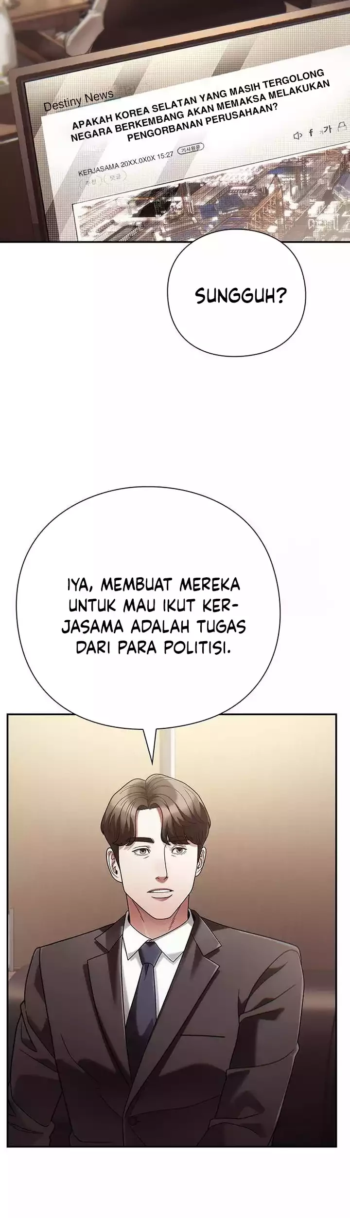 Office Worker Who Sees Fate Chapter 100 Gambar 14