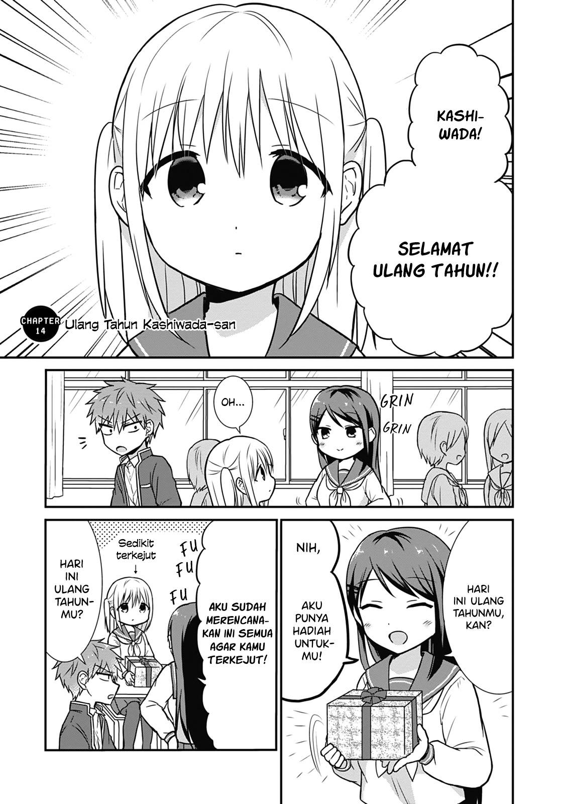 Kao ni denai Kashiwada-san to Kao ni deru Ota-kun Chapter 14 Gambar 4
