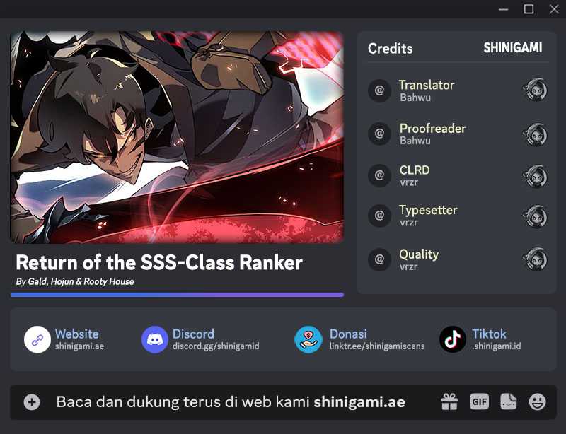 Komik Return of the SSS-Class Ranker Chapter 129 gambar nomor 1