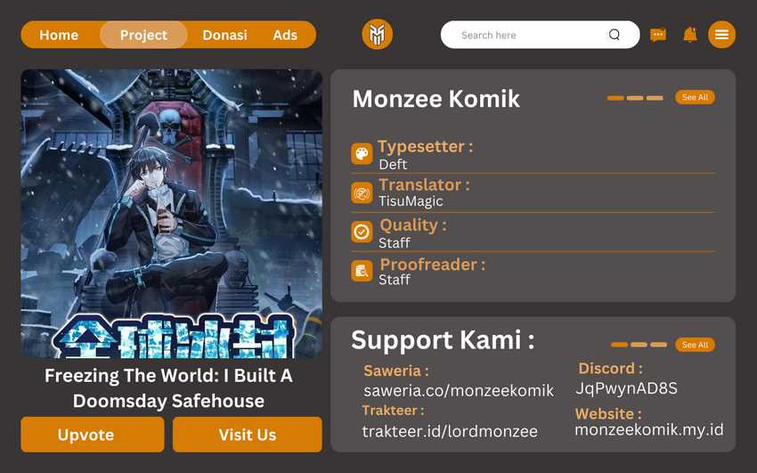 Komik Freezing The World: I Built A Doomsday Safehouse Chapter 349 gambar nomor 1