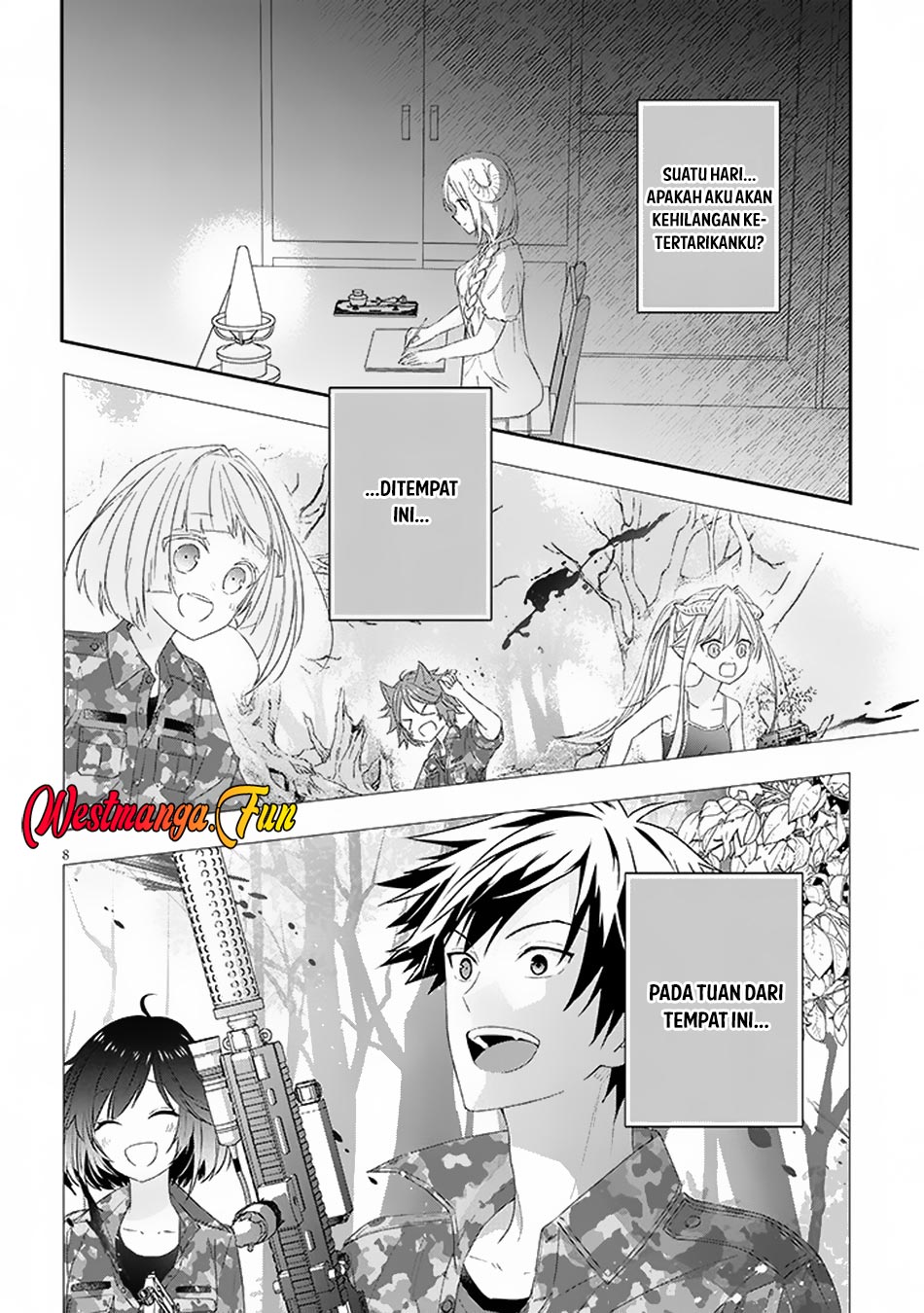 Maou ni Natte node – Dungeon Tsukutte Jingai Musume to Honobono suru Chapter 75.1 Gambar 11