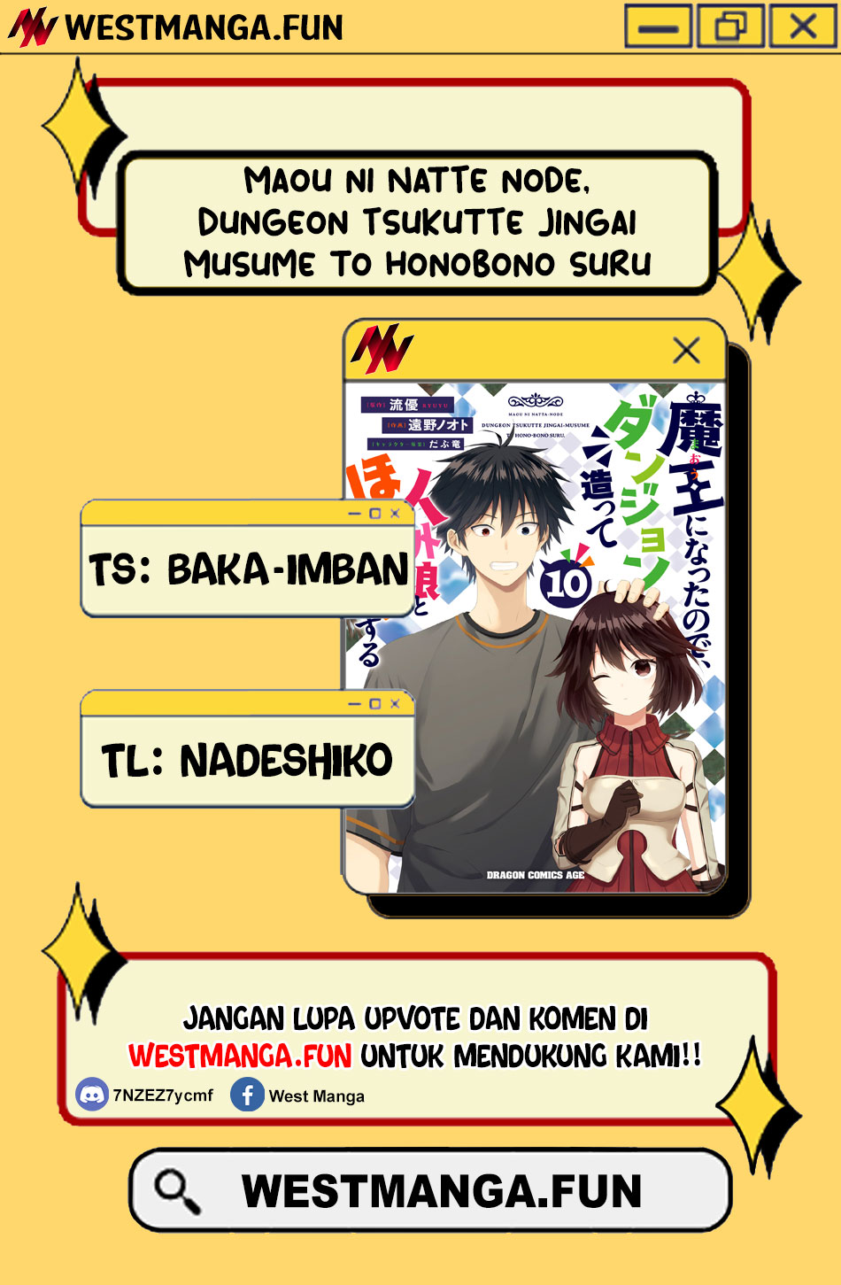 Maou ni Natte node – Dungeon Tsukutte Jingai Musume to Honobono suru Chapter 75.2 Gambar 3