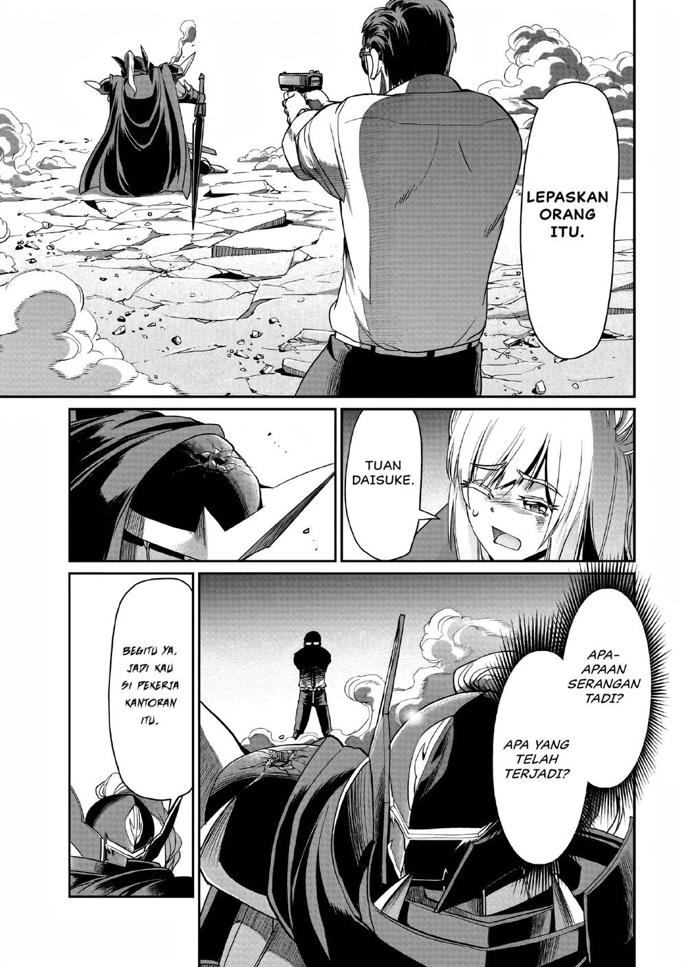 Isekai Shoukan Oji-san no Juumusou Life – Sabage Suki Salaryman wa Kaisha Owari ni Isekai e Chokki suru Chapter 25 Gambar 22