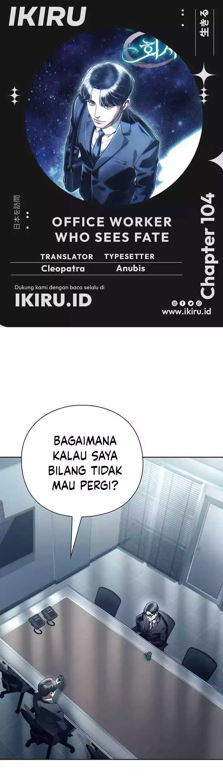 Komik Office Worker Who Sees Fate Chapter 104 gambar nomor 1