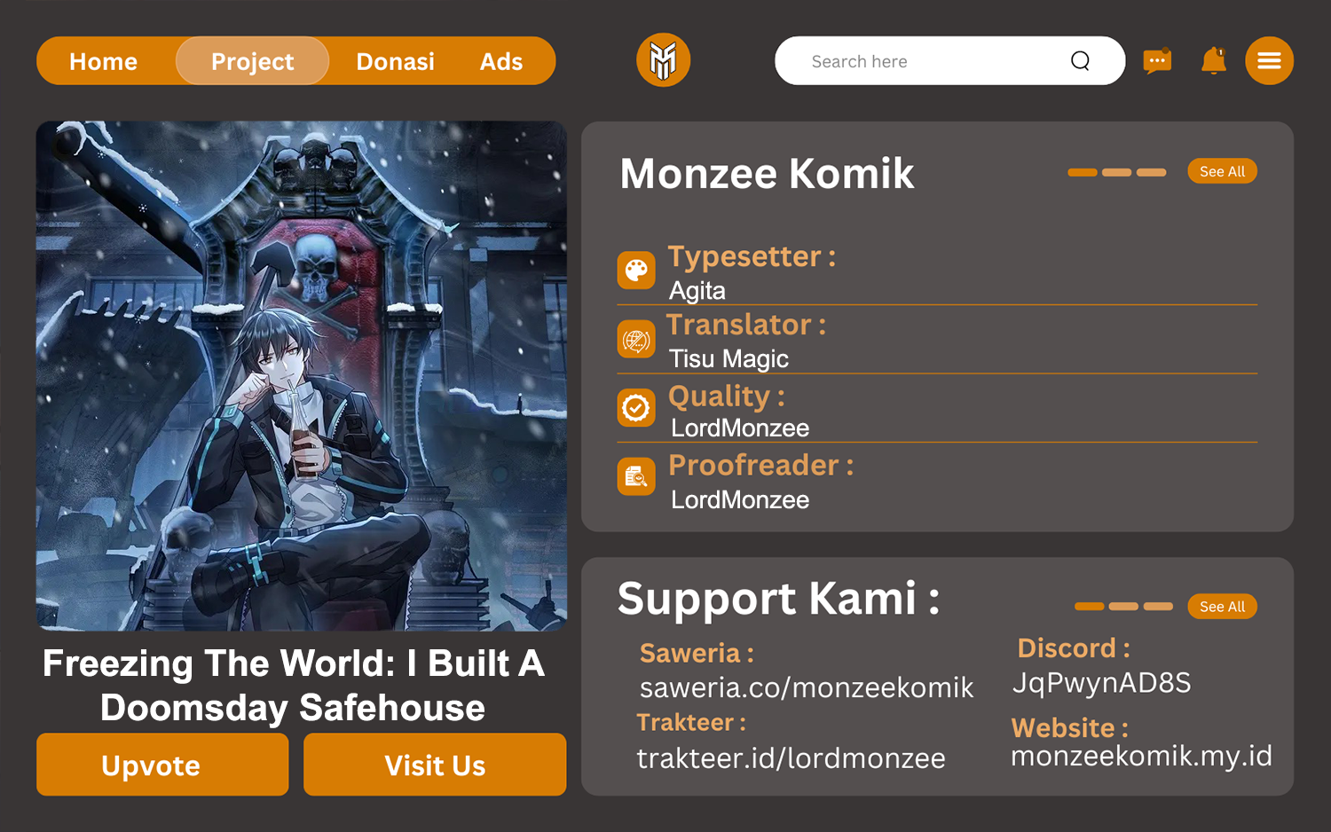 Komik Freezing The World: I Built A Doomsday Safehouse Chapter 324 gambar nomor 1