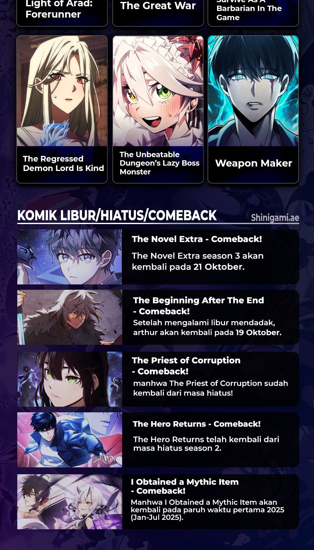 Return of the SSS-Class Ranker Chapter 126 Gambar 54