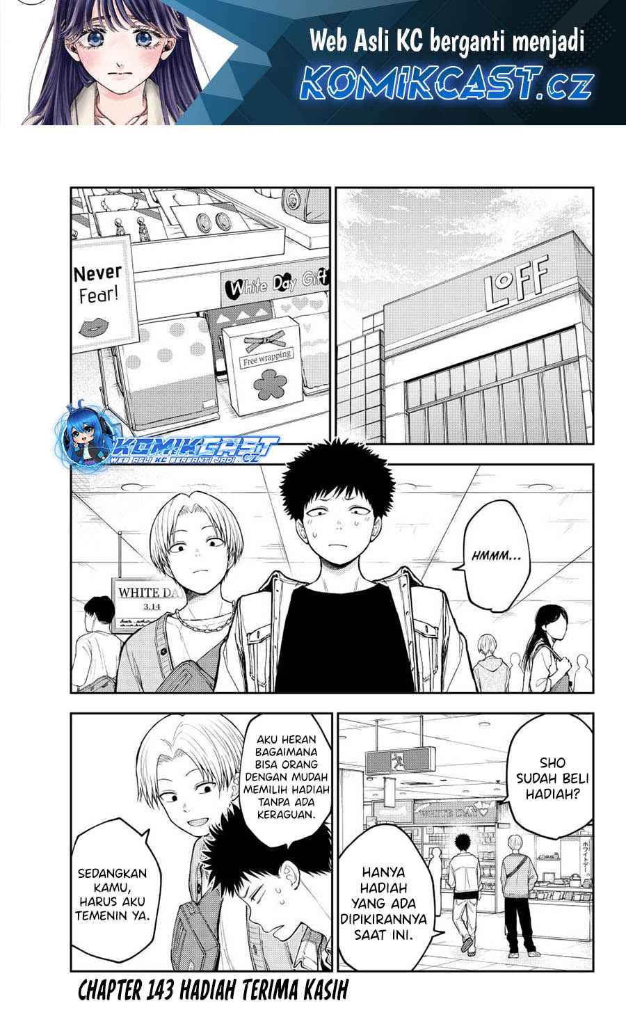 Manga Kuroiwa Medaka ni Watashi no Kawaii ga Tsuujinai Chapter 143 gambar nomor 2