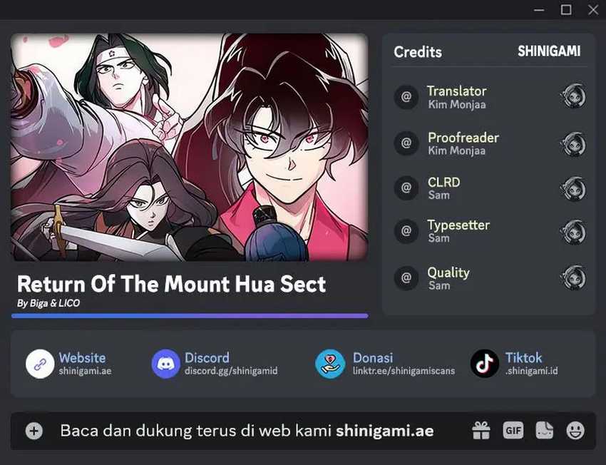 Komik Return of the Flowery Mountain Sect Chapter 145 gambar nomor 1