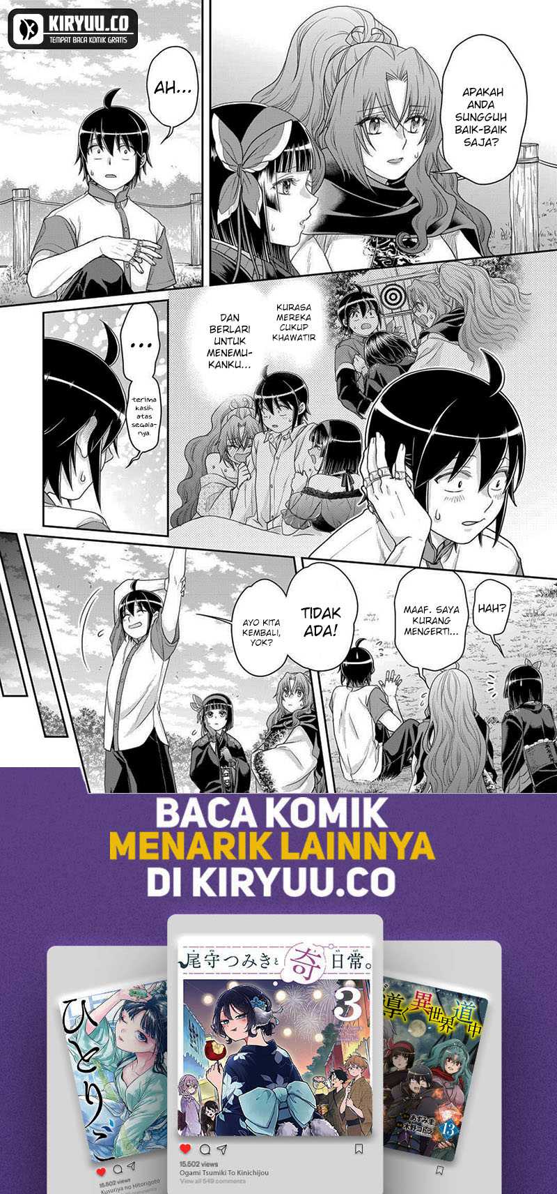 Tsuki ga Michibiku Isekai Douchuu Chapter 100 Gambar 14