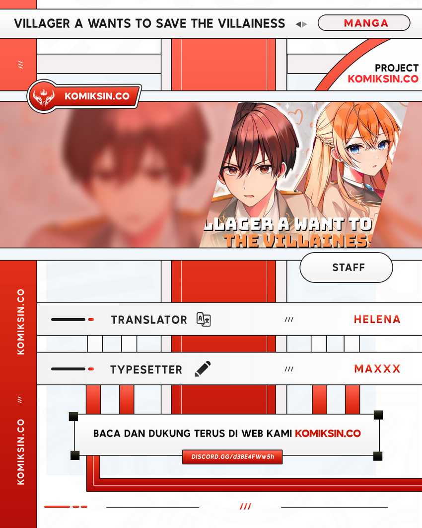 Komik Villager A Wants to Save the Villainess no Matter What! Chapter 34 gambar nomor 1