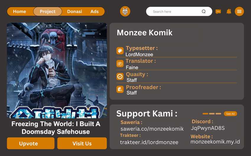 Komik Freezing The World: I Built A Doomsday Safehouse Chapter 362 gambar nomor 1