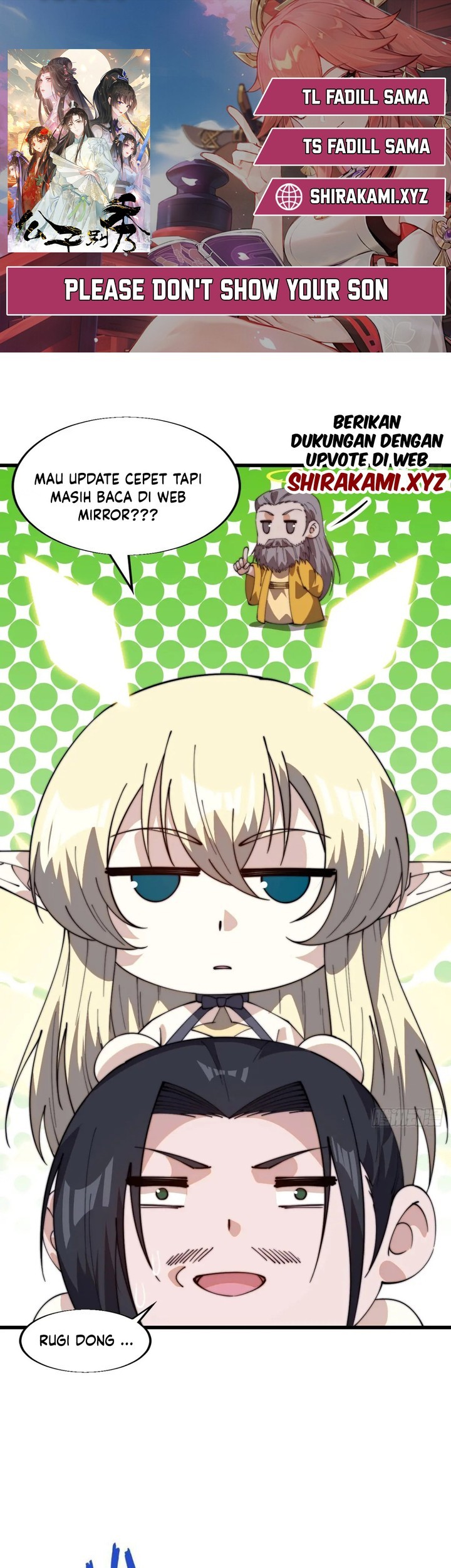 Komik Please don’t show your son Chapter 182 gambar nomor 1