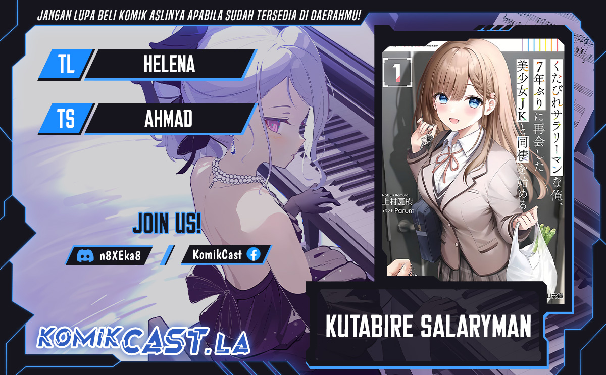 Komik Kutabire Salarymen no Ore, 7nenburi ni Saikai shita Bishoujo JK to Dosei wo Hajimaru Chapter 10 gambar nomor 1