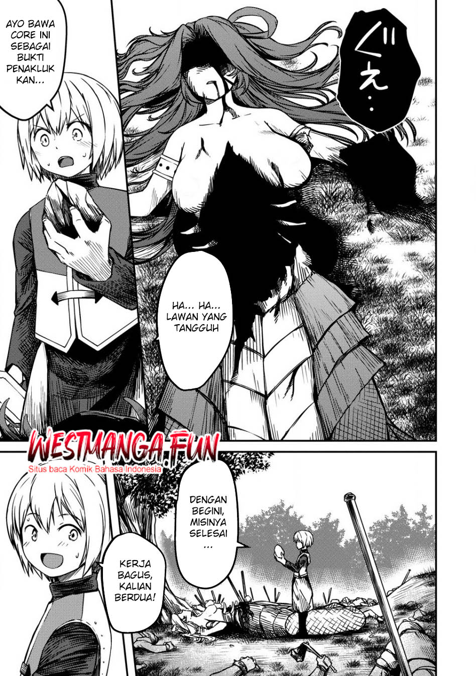 Monster Onna Kanbu wa Osanaki Yuusha wo Dekiaisuru Chapter 06 Gambar 17