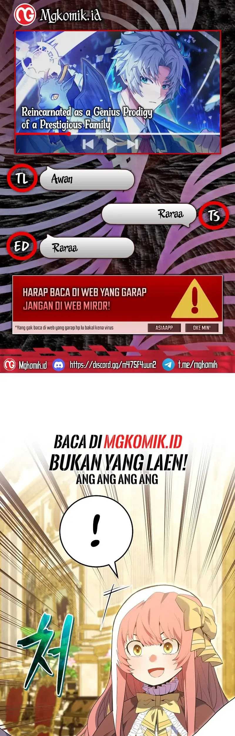 Komik Reincarnated as a Genius Prodigy of a Prestigious Family Chapter 10 gambar nomor 1