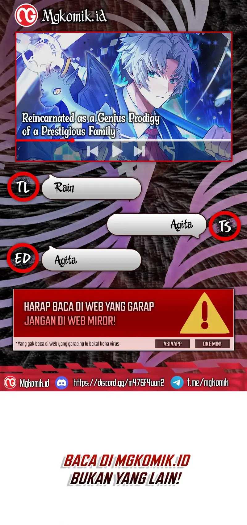 Komik Reincarnated as a Genius Prodigy of a Prestigious Family Chapter 05 gambar nomor 1