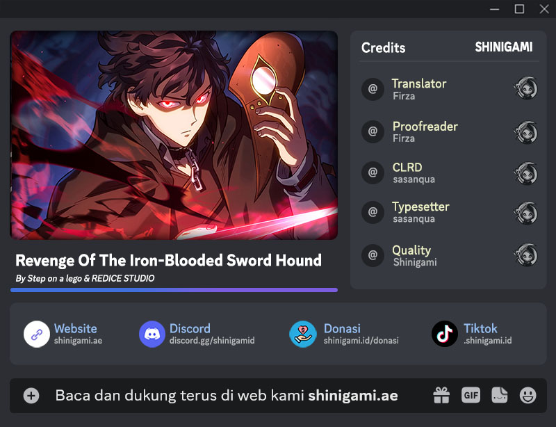 Komik Revenge of the Iron-Blooded Sword Hound Chapter 99 gambar nomor 1