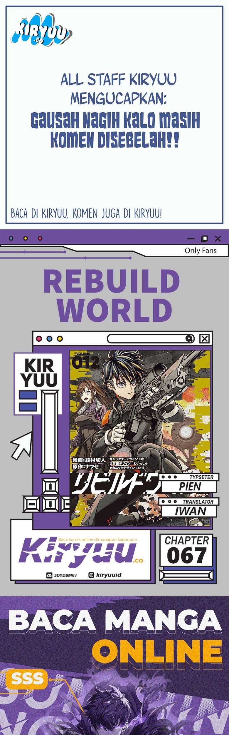 Komik Rebuild World Chapter 67 gambar nomor 1