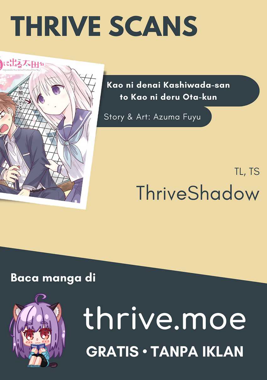 Kao ni denai Kashiwada-san to Kao ni deru Ota-kun Chapter 18 Gambar 10
