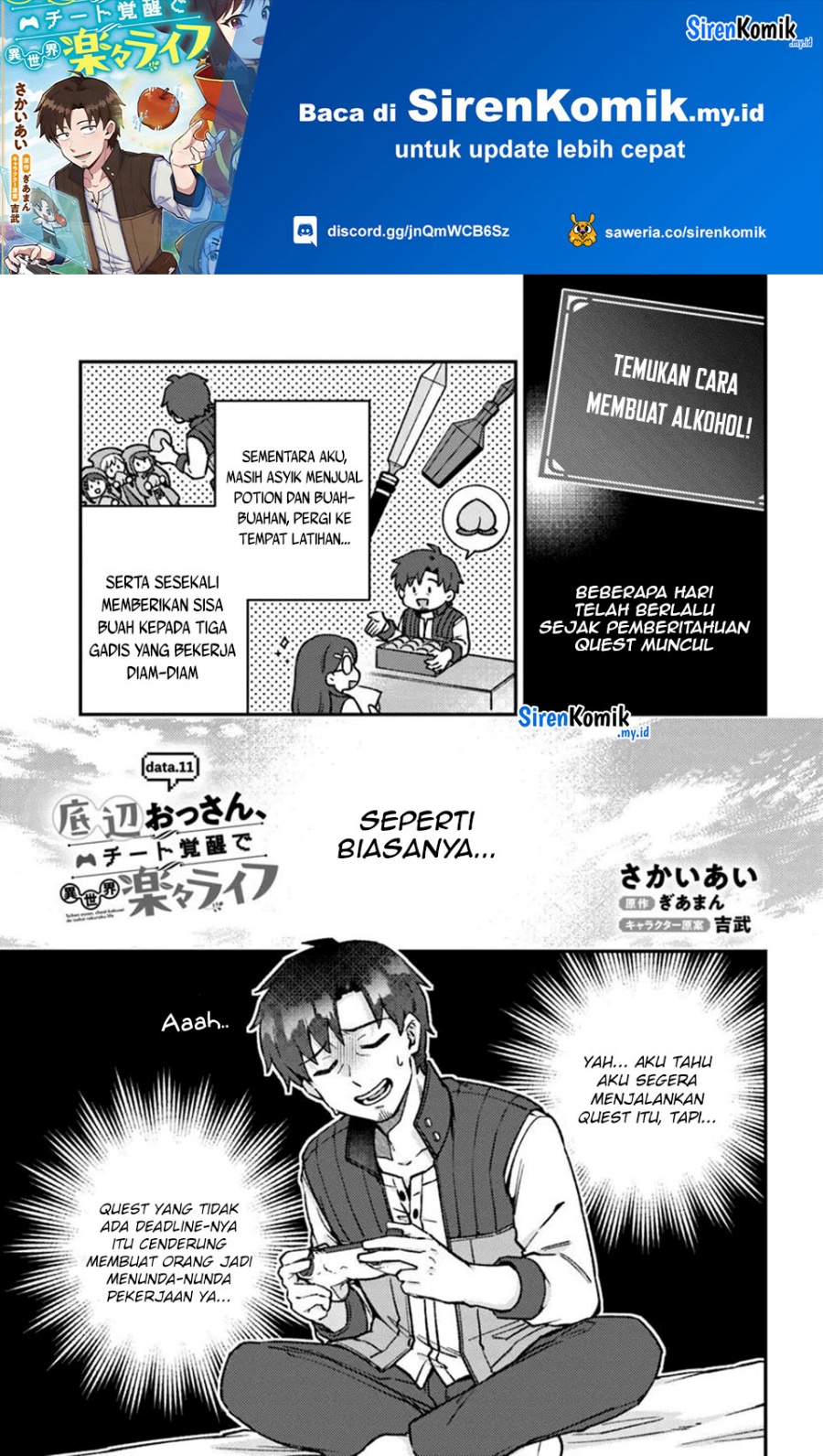 Manga, Manhua Teihen Ossan, Cheat Kokusei de Isekai Rakuraku Life Chapter 11 gambar nomor 2