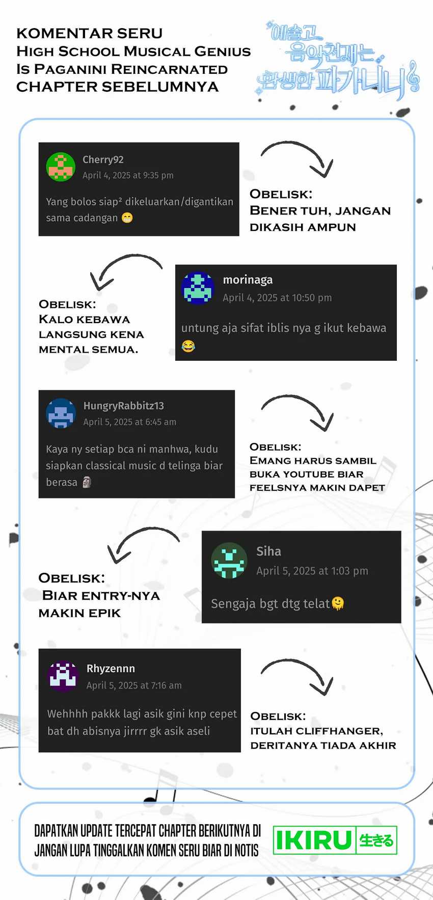 High School Musical Genius Is Paganini Reincarnated Chapter 50 Gambar 66