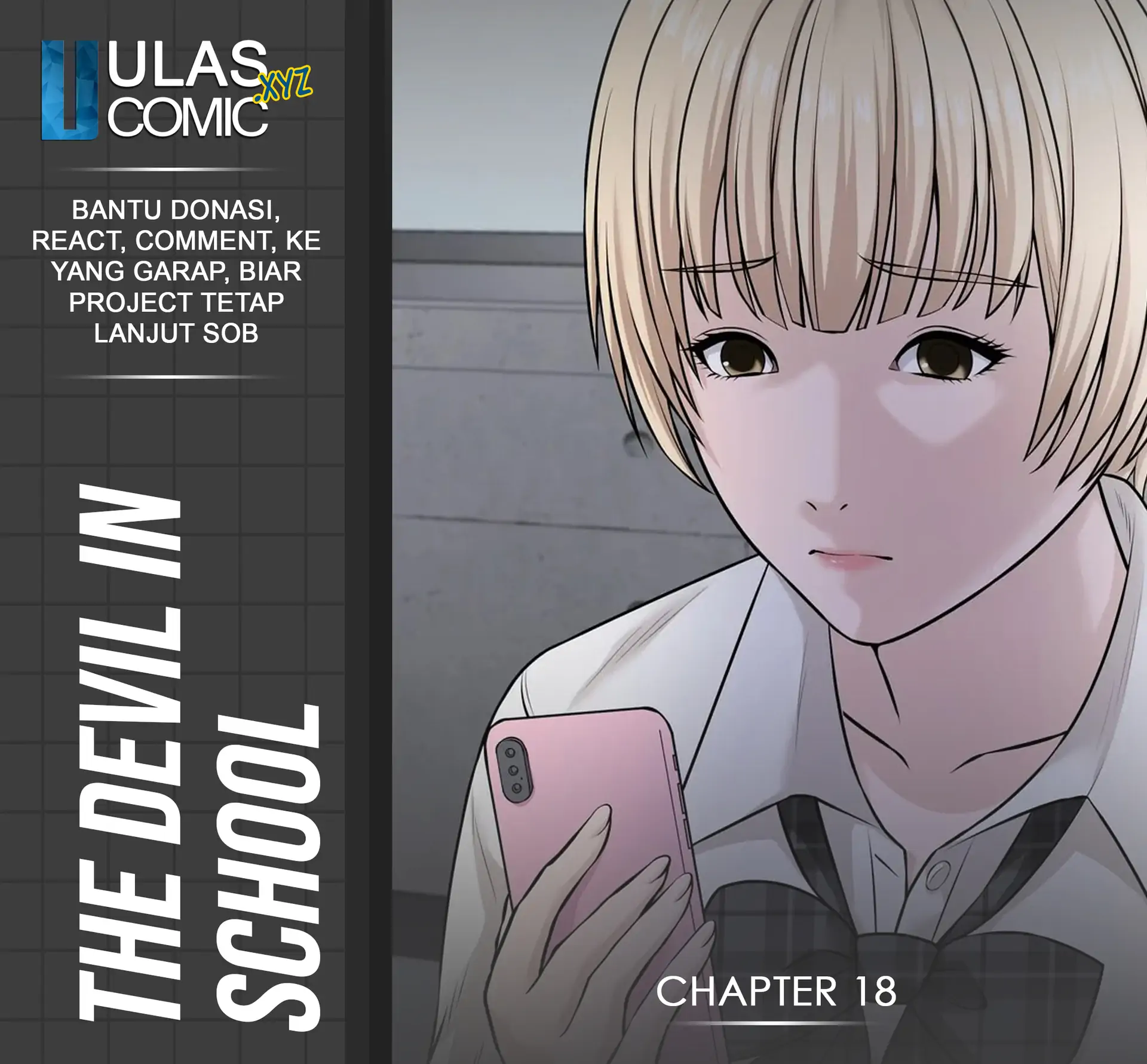 Komik The Devil in School Chapter 18 gambar nomor 1
