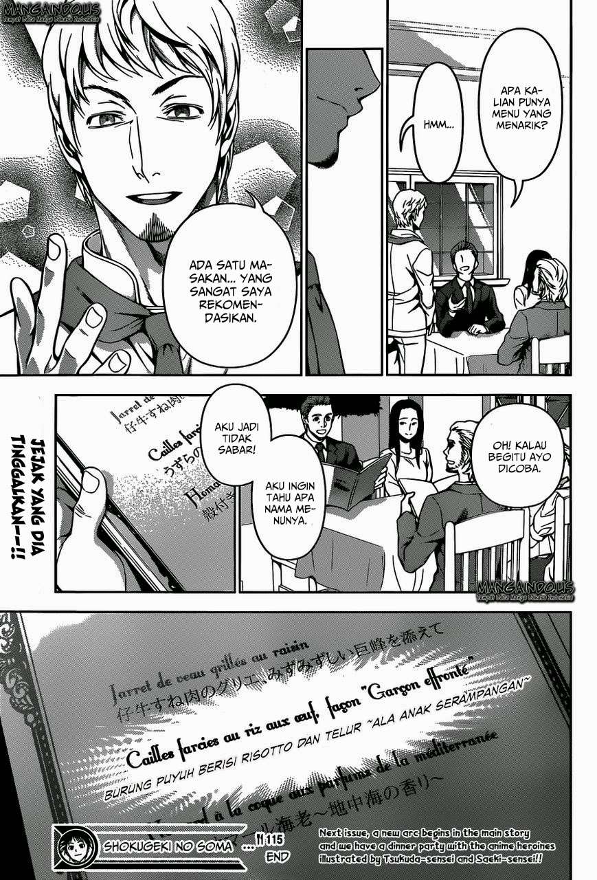 Shokugeki no Souma Chapter 115 Gambar 19