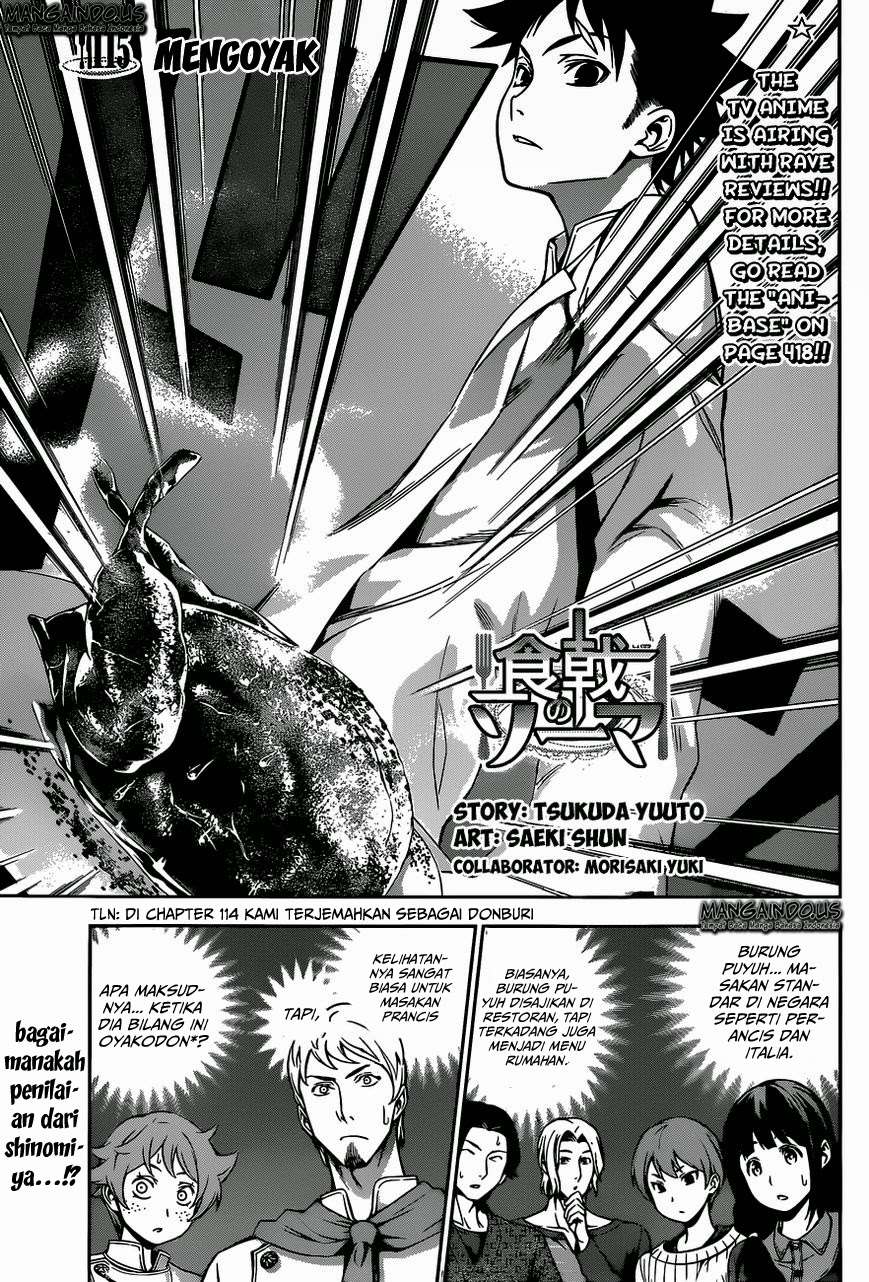 Manga Shokugeki no Souma Chapter 115 gambar nomor 2