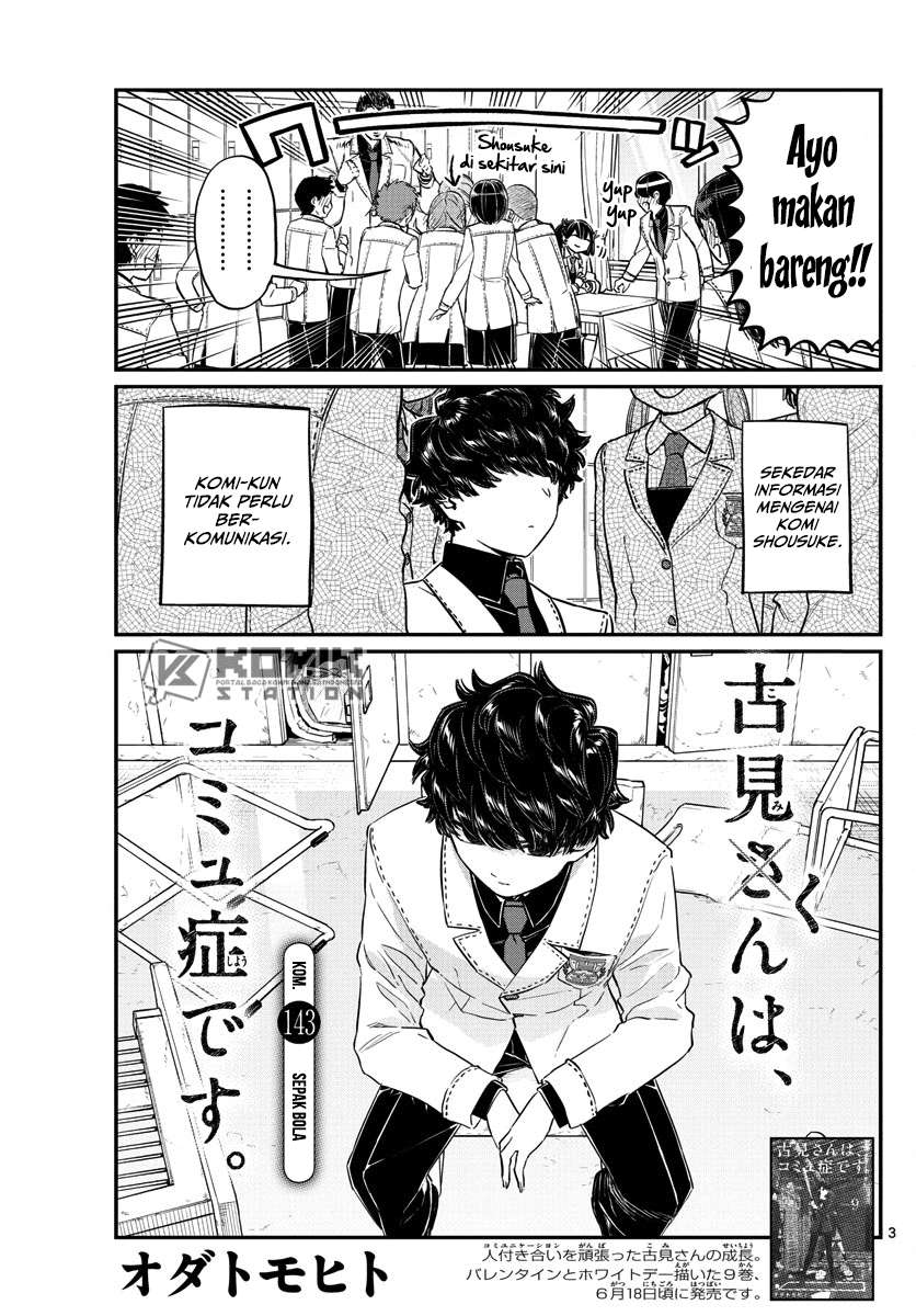 Komi-san wa Komyushou Desu Chapter 143 Gambar 4