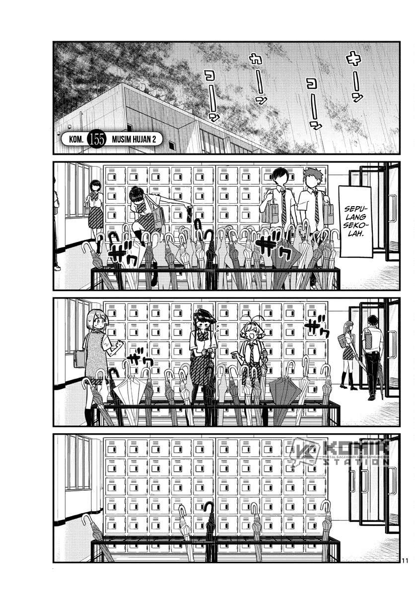Manga Komi-san wa Komyushou Desu Chapter 155 gambar nomor 2