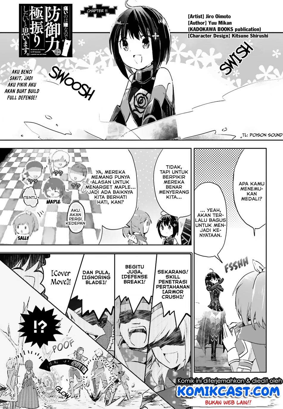 Itai no wa Iya nanode Bougyo-Ryoku ni Kyokufuri Shitai to Omoimasu Chapter 11 Gambar 3