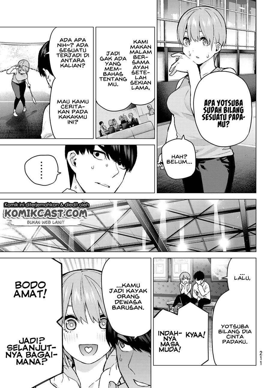 Go-toubun no Hanayome Chapter 115 Gambar 6