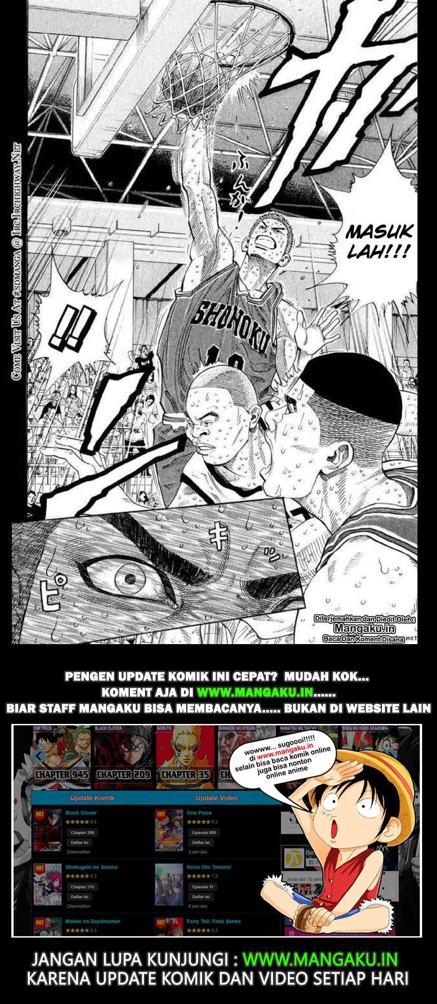 Slam Dunk Chapter 268 Gambar 19