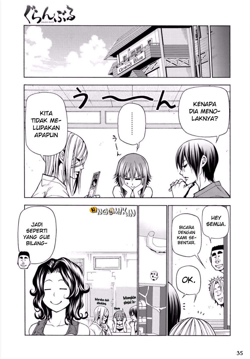 Grand Blue Chapter 39 Gambar 35