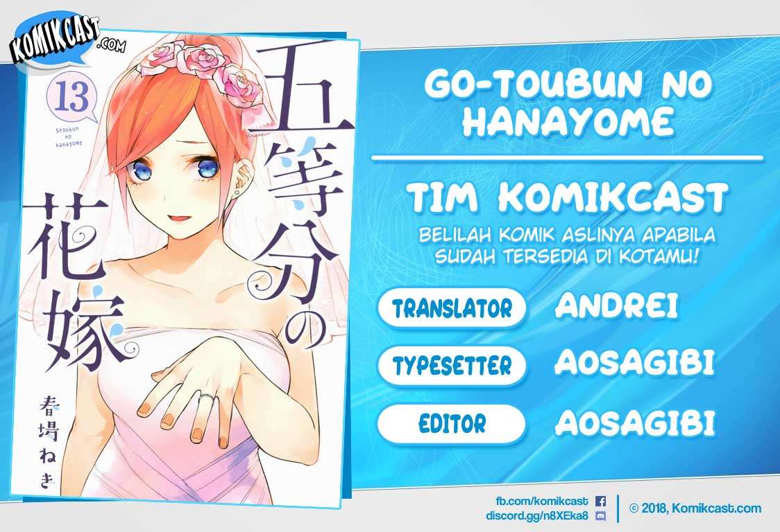 Komik Go-toubun no Hanayome Chapter 120 gambar nomor 1