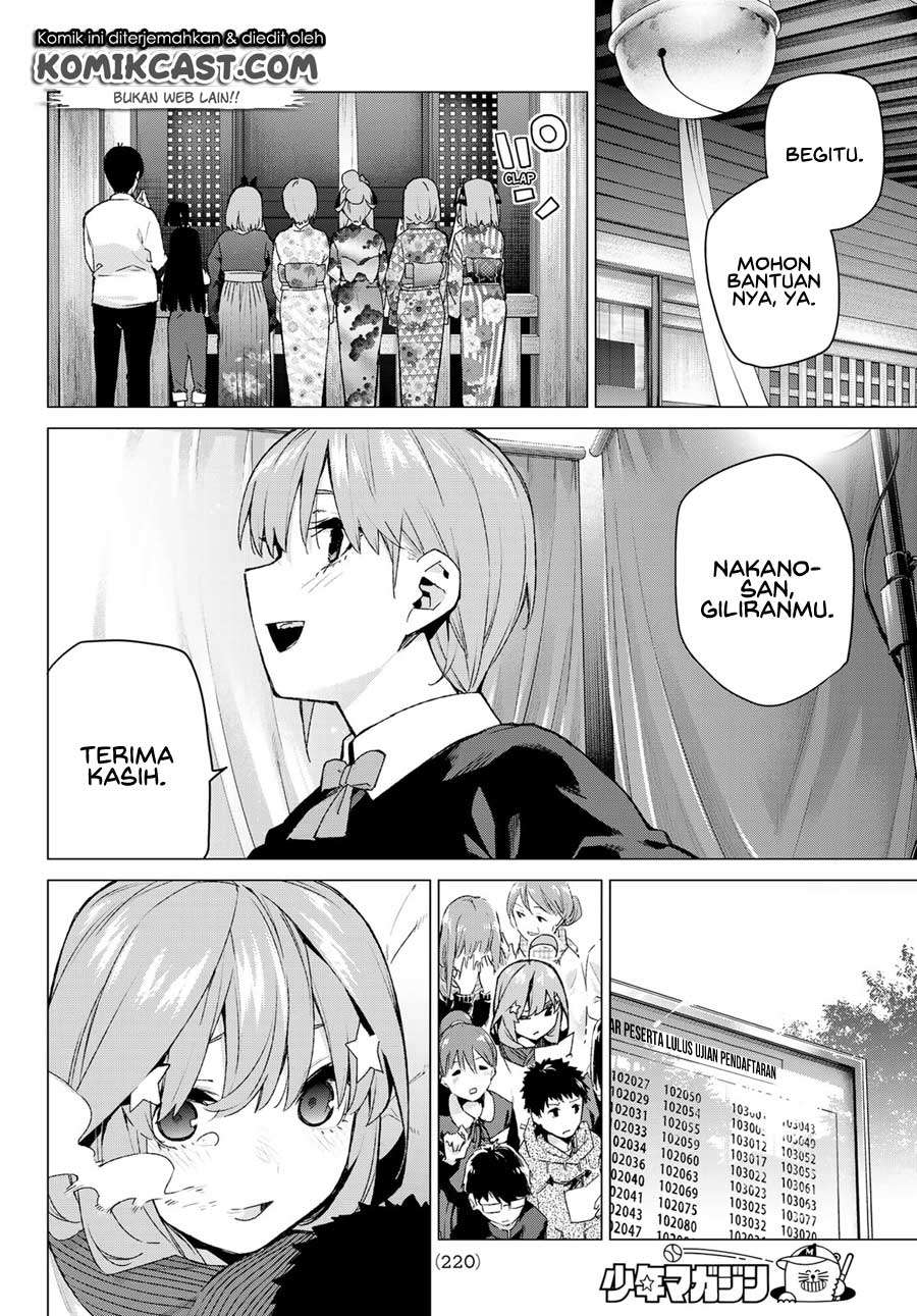 Go-toubun no Hanayome Chapter 120 Gambar 14