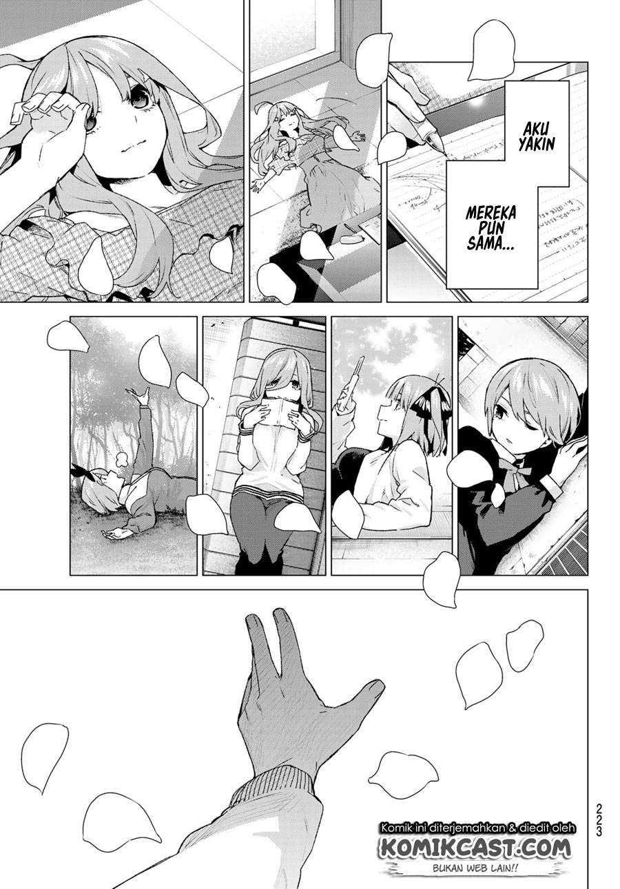 Go-toubun no Hanayome Chapter 120 Gambar 17