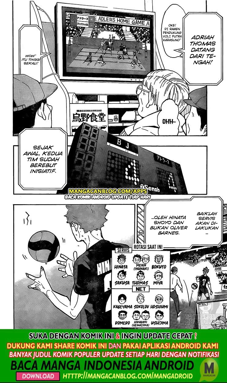 Manga Haikyuu!! Chapter 383 gambar nomor 2