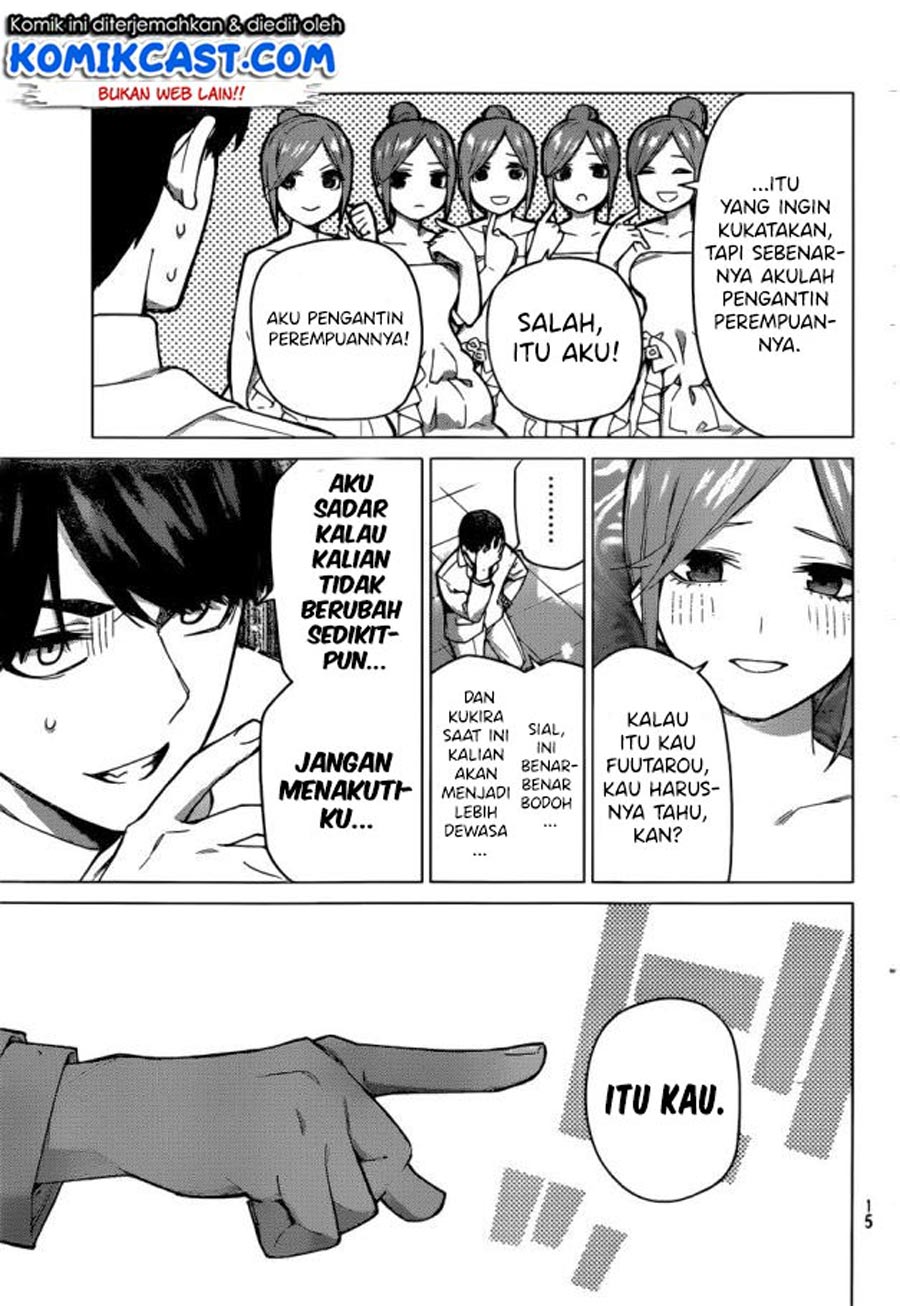 Go-toubun no Hanayome Chapter 122 Gambar 3