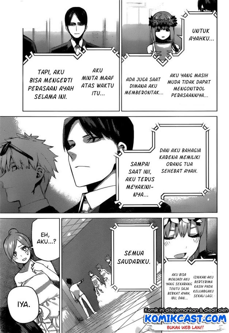 Go-toubun no Hanayome Chapter 122 Gambar 5