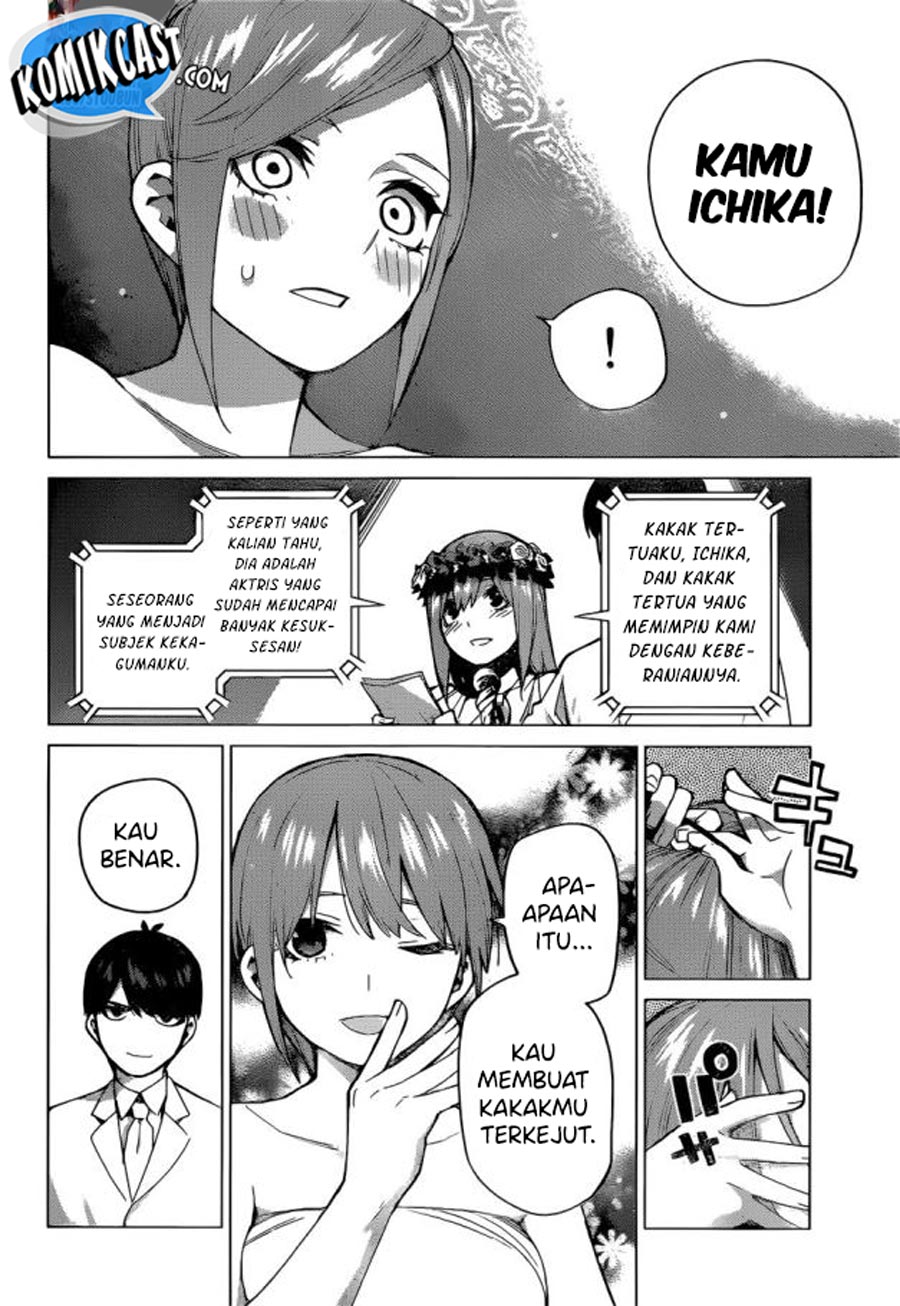 Go-toubun no Hanayome Chapter 122 Gambar 6