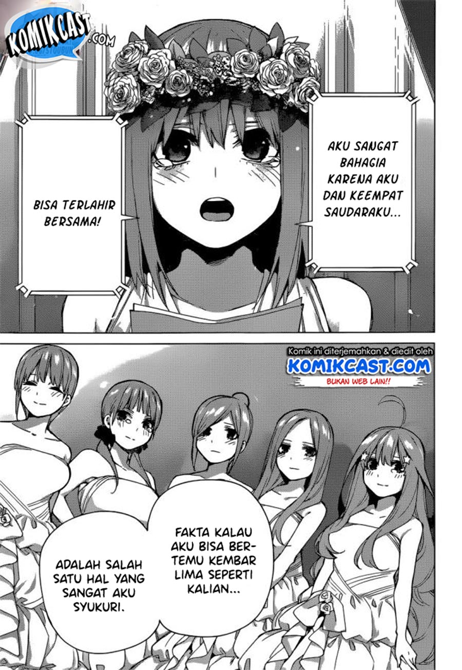 Go-toubun no Hanayome Chapter 122 Gambar 15