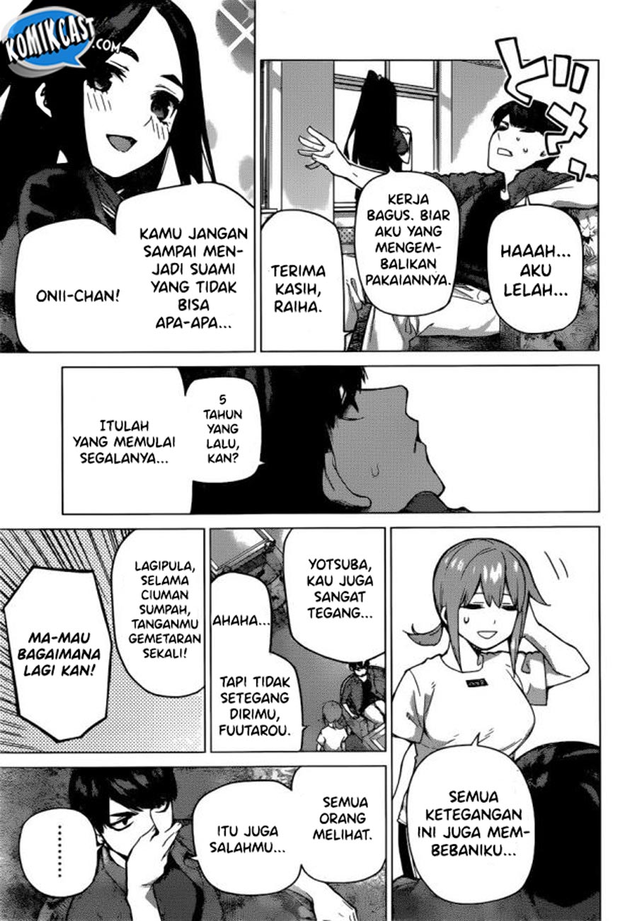Go-toubun no Hanayome Chapter 122 Gambar 17