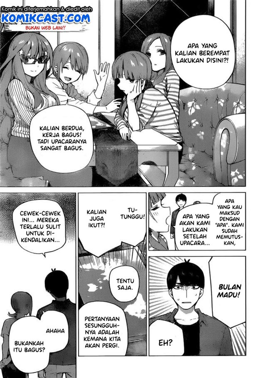 Go-toubun no Hanayome Chapter 122 Gambar 23