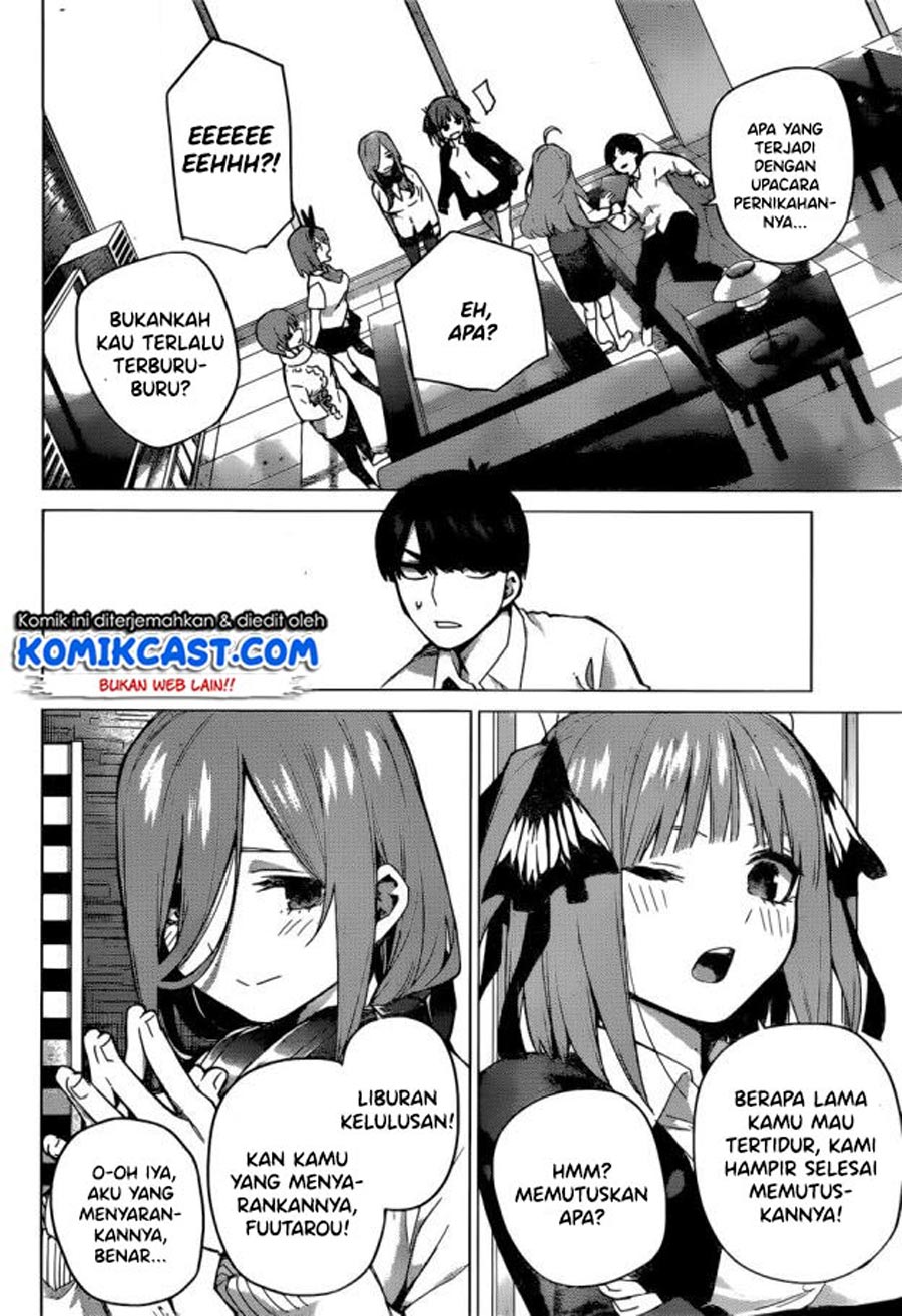 Go-toubun no Hanayome Chapter 122 Gambar 26