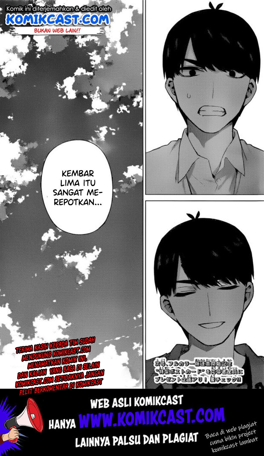 Go-toubun no Hanayome Chapter 122 Gambar 29