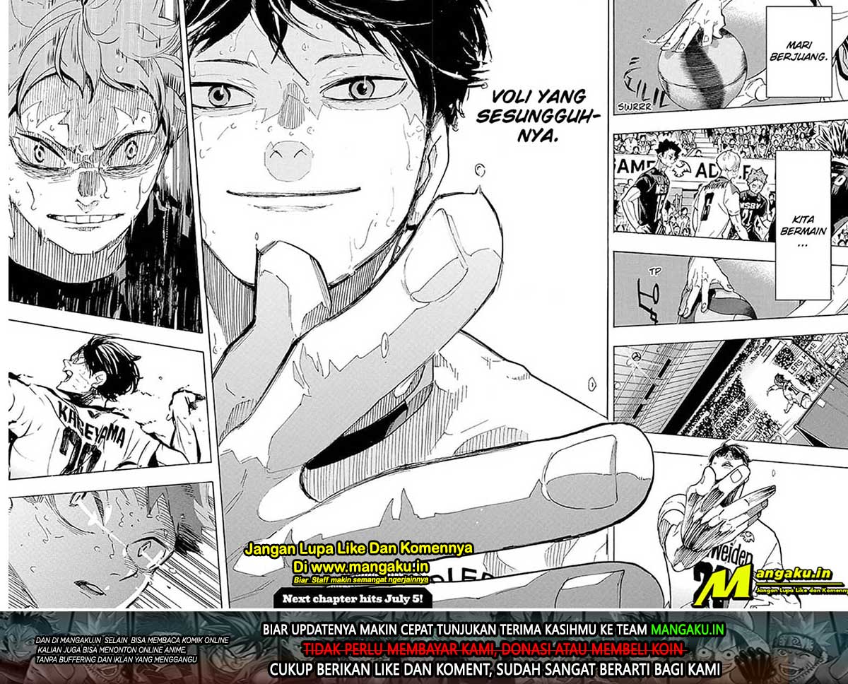 Haikyuu!! Chapter 399 Gambar 16